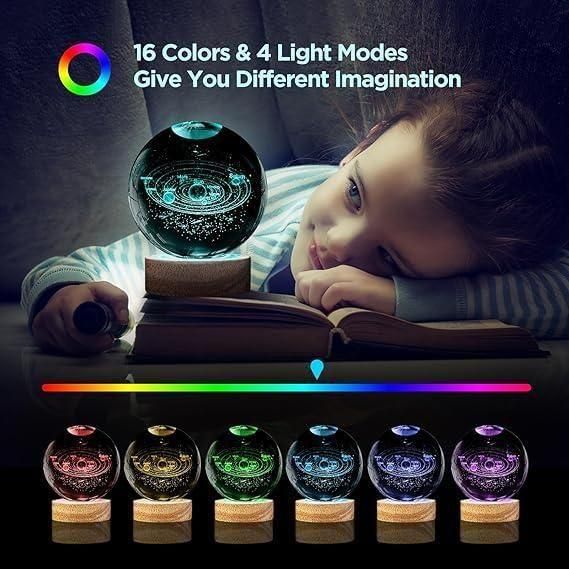 3D Crystal Lamp Ball moon light