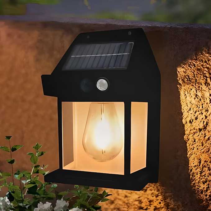Solar Wall Lights Outdoor, Motion Sensor And Waterproof Solar Light