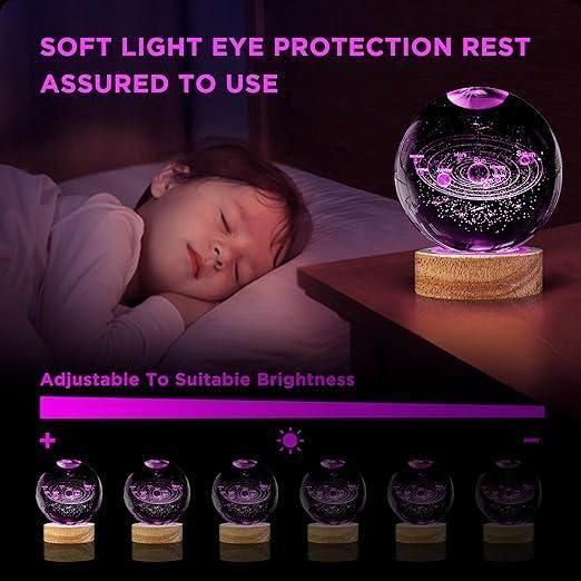 3D Crystal Lamp Ball moon light