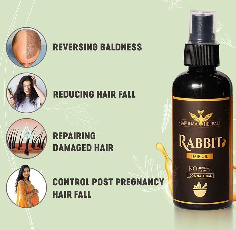 Rabbit blood hair growth oil 30 ml Reduces Hair Fall and Dandruff