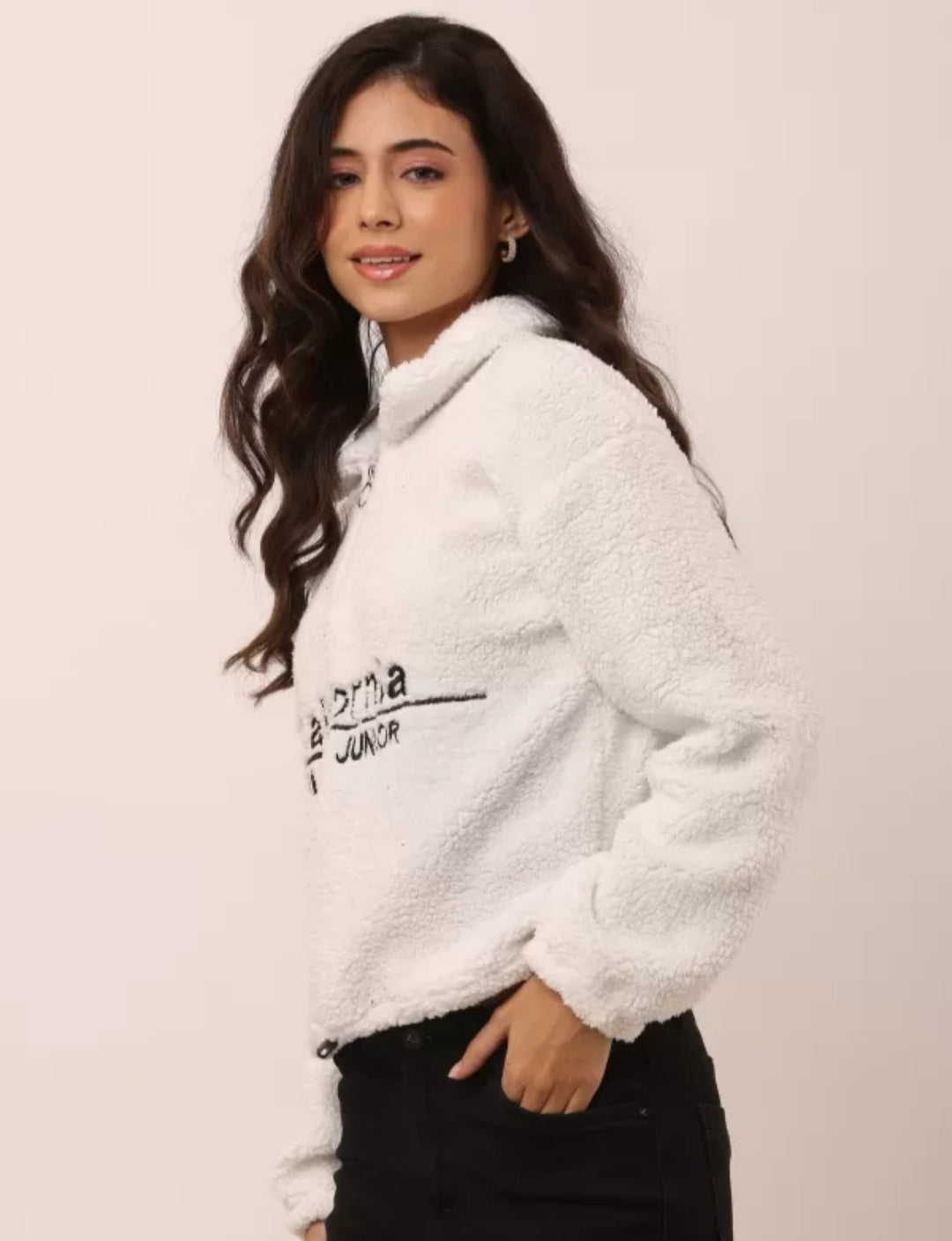 Women fancy Printed Casual Jacket , Tops Warm Fall Cropped Sweatshirt Fashion for women
